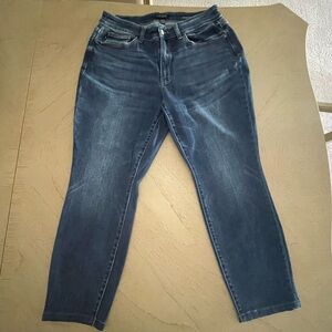 Judy Blue Boyfriend Jeans 14W Plus Stretch Denim High Rise